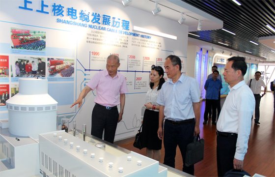 中國工商銀行梅迎春、董軾、葉東海董事一行走訪上上電纜