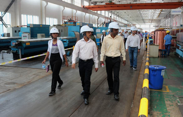 東盟國(guó)家標(biāo)準(zhǔn)化官員來(lái)上上電纜參觀考察