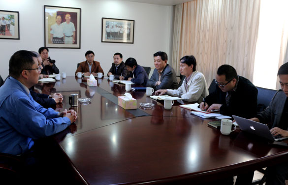 常州市地稅局副局長(zhǎng)宋偉一行來(lái)上上電纜走訪