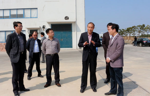 溧陽市代市長蔣鋒一行來上上集團(tuán)督查新開工項目