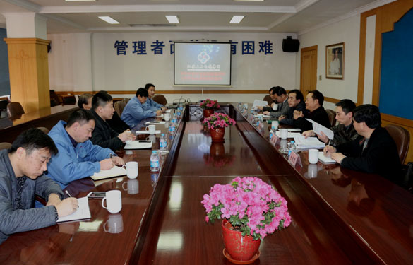 省安監(jiān)局喻鴻斌副局長(zhǎng)一行來上上集團(tuán)考核安全文化建設(shè)示范企業(yè)創(chuàng)建工作