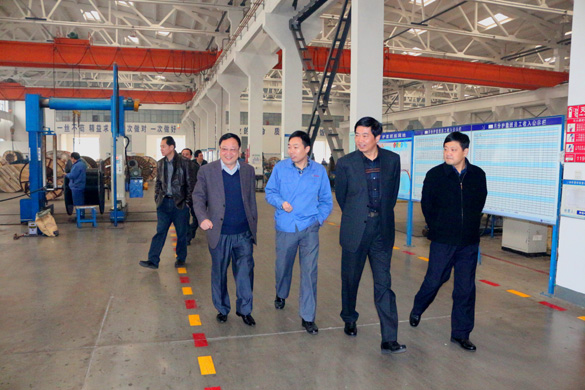 遼寧省縣域經(jīng)濟工作領(lǐng)導(dǎo)小組一行來上上集團考察