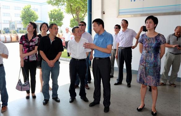 衢州市委常委、衢州綠色產(chǎn)業(yè)集聚區(qū)黨工委書記傅根友一行來上上考察