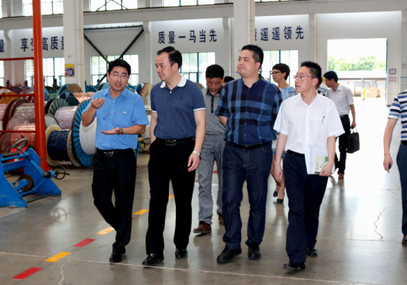 常州市新北區(qū)領導來上上集團調(diào)研