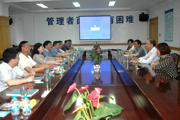 貴州盤江精煤股份有限公司領(lǐng)導(dǎo)來上上集團(tuán)考察