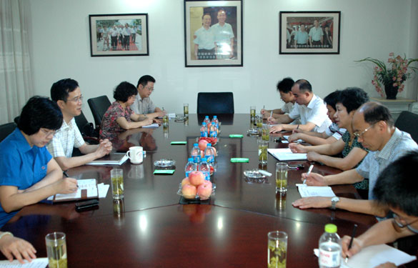 常州市統(tǒng)計(jì)局副局長(zhǎng)惲東玉一行來(lái)上上集團(tuán)調(diào)研